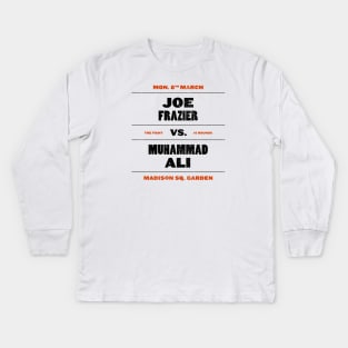 Ali vs. Frazier Kids Long Sleeve T-Shirt